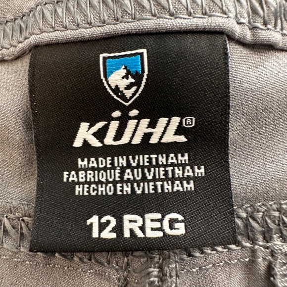 Kuhl Pants Womens 12 R Freeflex Roll up Gray UV Protective Hiking Camping Trail - Picture 4 of 16